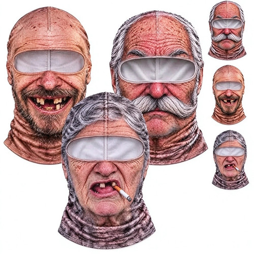 Lustige gesicht ski - ski, maske